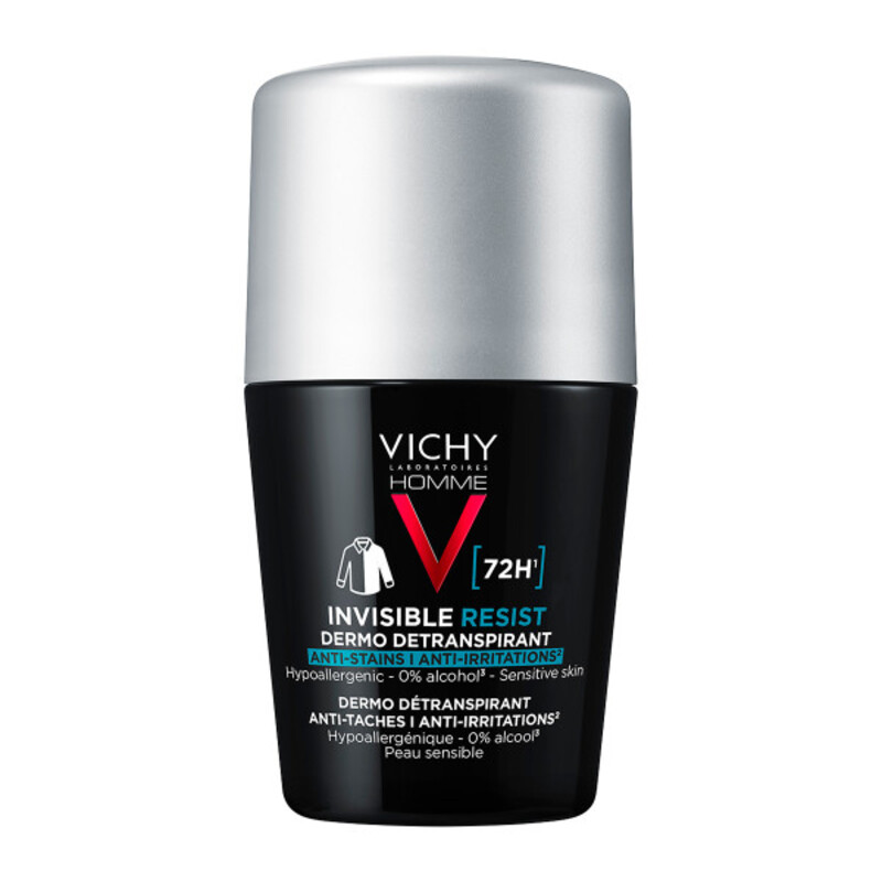 VICHY - HOMME DEODORANT Invisible Resist 72h - 50ml